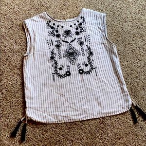 Cotton blouse by Mango women size 6